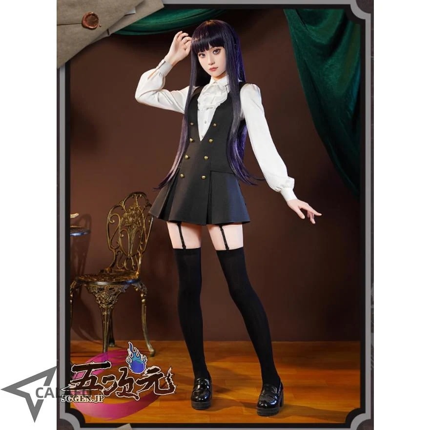 人気新作N0.1三分妄想　妖狐×僕SS　コスプレ　白鬼院凛々蝶　衣装　ウィッグ