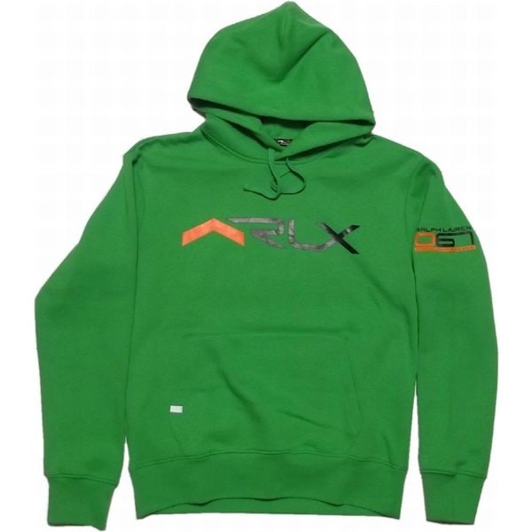 RLX スウェットパーカ　プリント ライトグリーン PR2-249