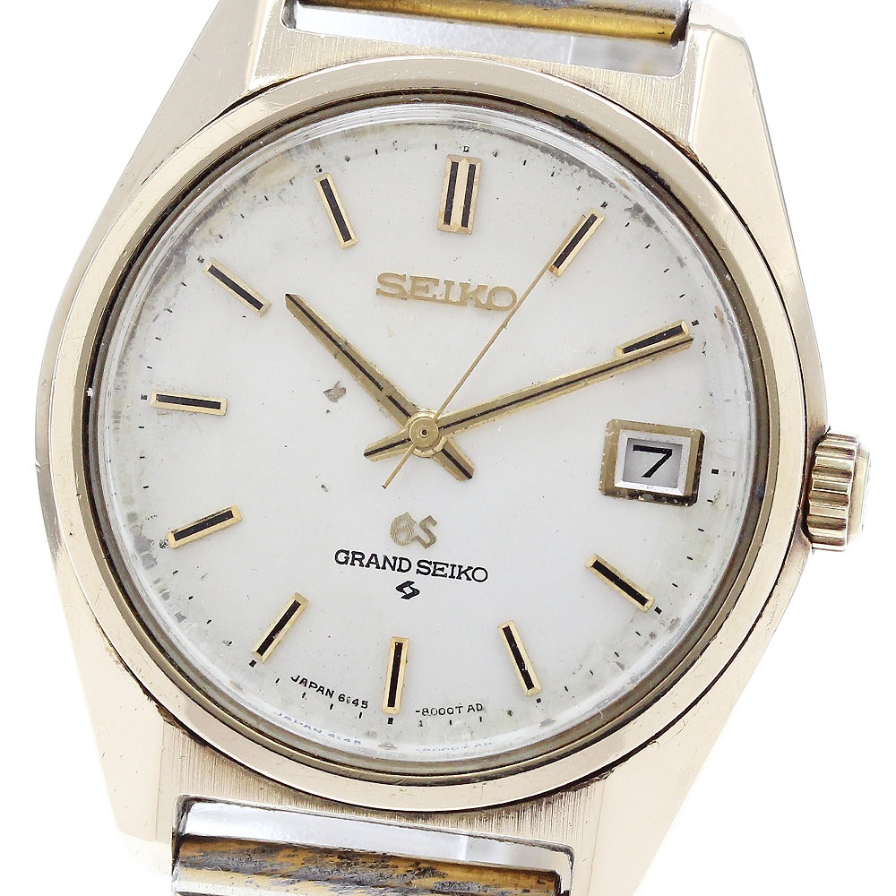セイコー SEIKO 6145-8000 グランドセイコー デイト Cal.6145A 自動巻き メンズ _910591【中古】