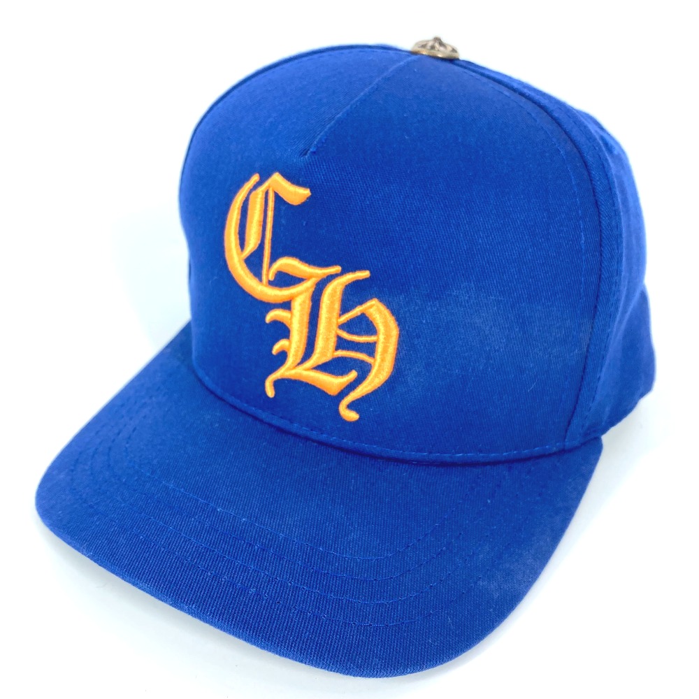キャップ CHロゴ 帽子 キャップ帽 ベースボール ポリエステル ブルー