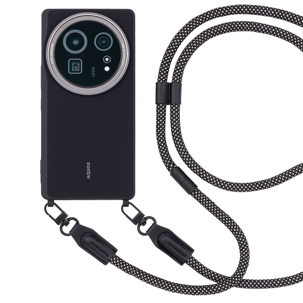 SHARP（シャープ） XN-Z05SG-B AQUOS R9 pro用 【SHARP純正】　ショルダーストラップケース XNZ05SGB