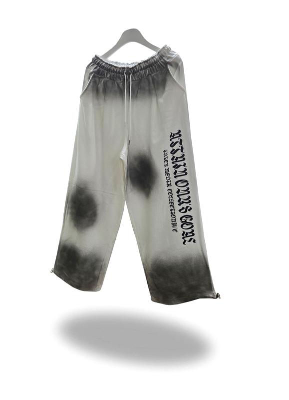 ダーティ・アテイン ワイドパンツ (新商品注文殺到パディングフードスウェット