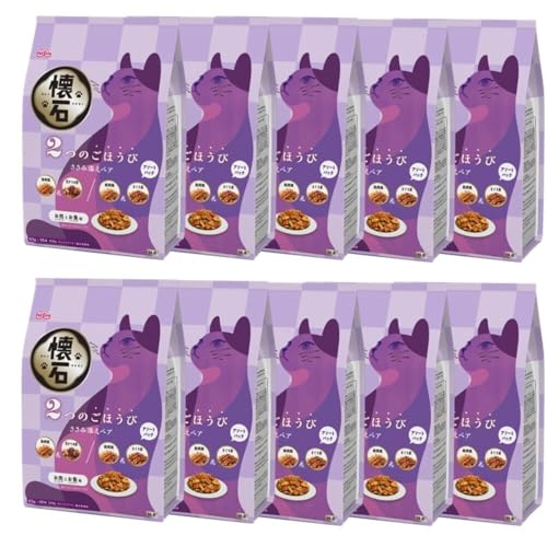 ペットライン 懐石 2つのごほうび ささみ添えペア キャットドライ グルメ【 国産/小分け/トッピング】 650g 10袋 (ケース販売) 9,860円