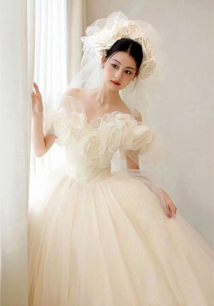 演奏会 ウェディング 綺麗 発表会 イブニングドレス フォーマル ロングドレス 成人式 二次会 ドレス ワンショルダー ウェディングドレス フリル パーティー