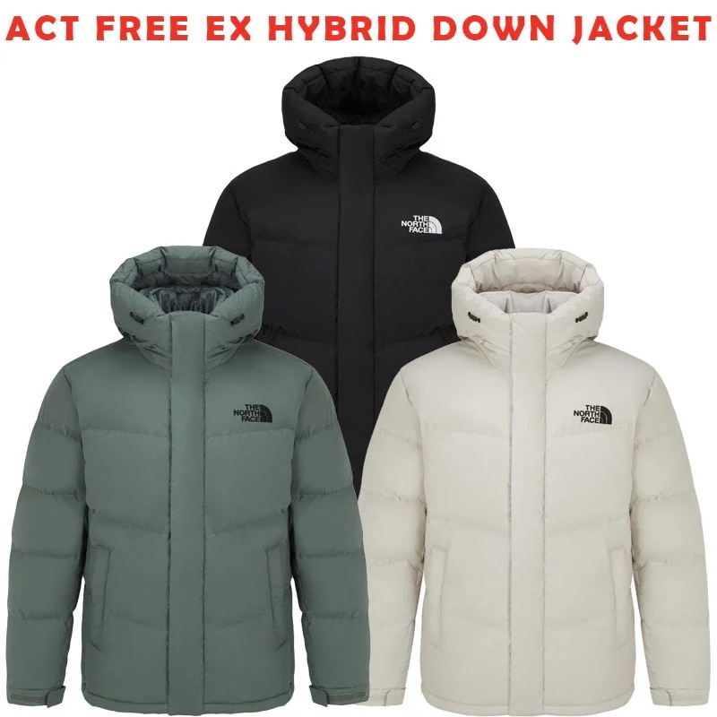 韓国正規品保証 関税負担なNJ1DR03A MS ACT FREE EX HYBRID DOWN JACKETイリー 基本 着装 男子 女子 人気 韓国 ファッション 男女共用 アウ