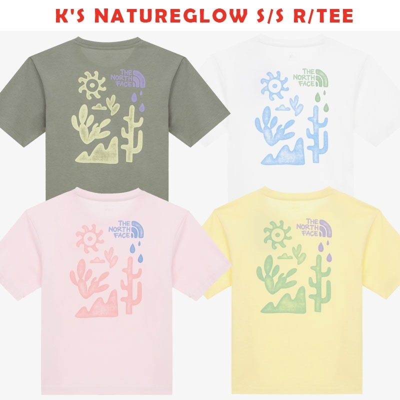 韓国正規品保証 関税負担なしNT7UR05S KS NATUREGLOW SS RTEE デイリー 基本 着装 男子 女子 人気 韓国 ファッション 男女共用 アウトドア 4,536円