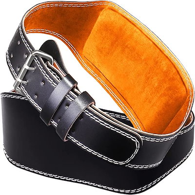 他サイト： トレーニングベルト パワーベルト リフティングベルト NonModo 90cm～100cm(ブラック, L(90cm～100cm))の商品画像