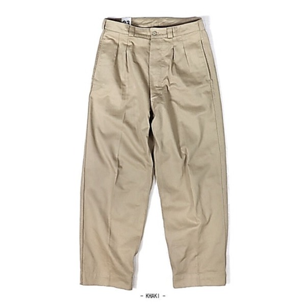 フランス陸軍 M52 チノパンツ レプリカ カーキ 22 約78cm コットンツイル 仏軍 ミリタリーパンツ チノパン 軍モノ 軍パン