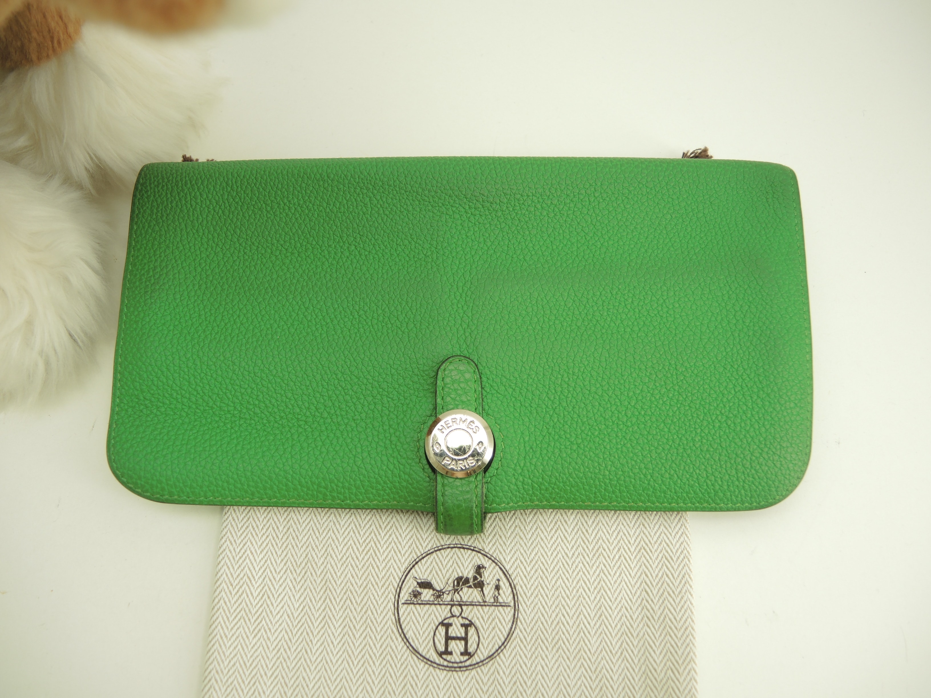 ドゴンロング トゴ バンブー シルバー金具 2折長財布@R 10