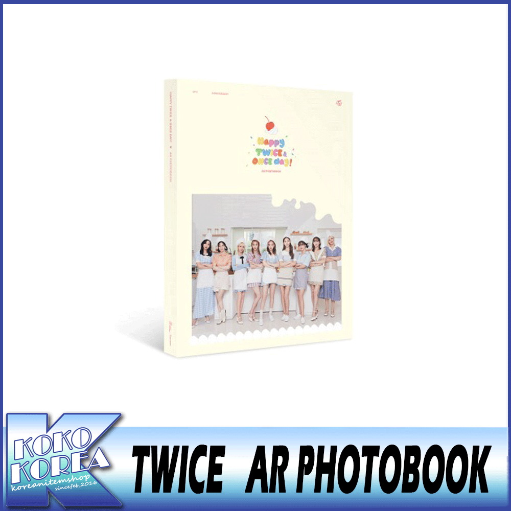 TWICE ARフォトブック 公式グッズ HAPPY TWICE & ONCE DAY!