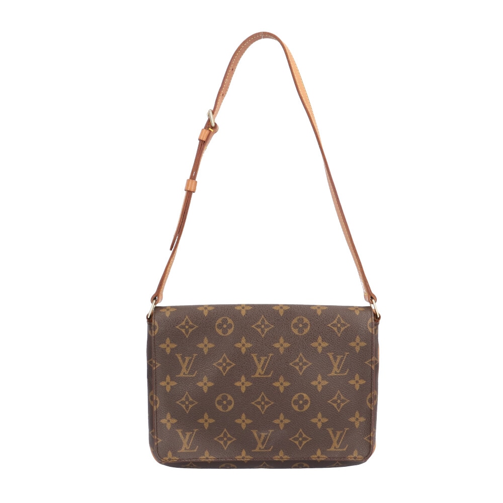 ルイヴィトン ミュゼットタンゴ ショート モノグラム ショルダーバッグ モノグラムキャンバス M51257 ブラウン LOUIS VUITTON 中古