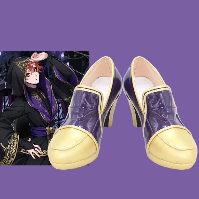 新タイプ追加 激安販売 ツイステッドワンダーランド リドル レオナ エース イデア 全員 式典服 コスプレ靴 ブーツ 靴[CRS2463]