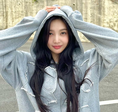 Qoo10] YOUHEE RIBBON HOOD-ZIP UP(R : レディース服