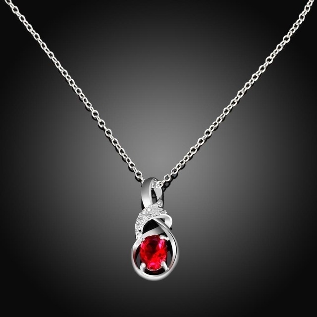 N028-シルバーwomenworldwise熱い販売のためのネックレスのブランドの新しいデザインのペンダントネックレスの宝石メッキ ネックレス ランキング上位のプレゼント