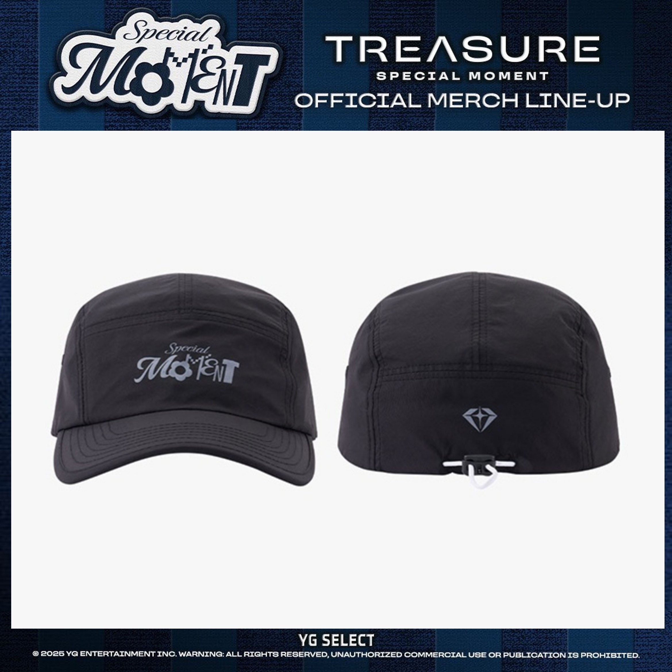 【国内発送】 【公式】 TREASURE 【 CAMP CAP 】 2025 FAN CONCERT SPECIAL MOMENT IN SEOUL OFFICIAL MD