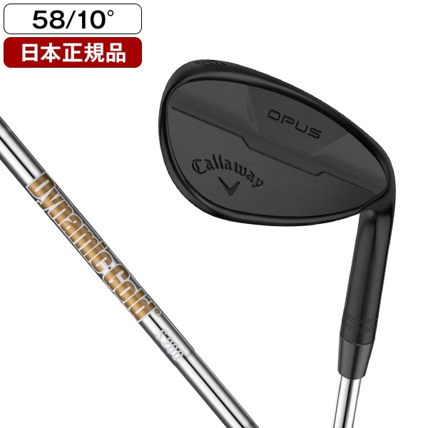 日本正規品 OPUS BLACK(オーパスブラック) ウェッジ2024年モデル Dynamic Gold S200 スチールシャフト 58-10 SG
