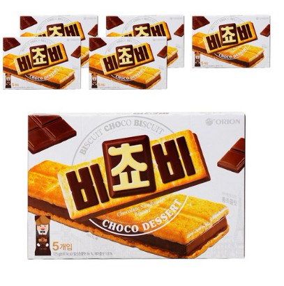 Qoo10] オリオン ビチョビビスケット5個入りX6箱, 韓国