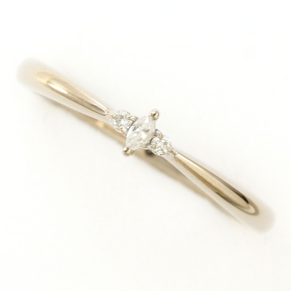 K9WG リング 指輪 13号 ダイヤ 0.04 総重量約1.4g ジュエリー 中古