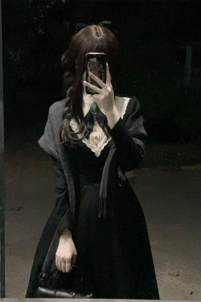 ロリータ スタイル ゴシックスタイル ダーク コスプレ コスム ワンピース