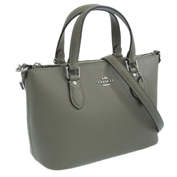 コーチ バッグ レディース 2WAY ハンドバッグ アウトレット レザー グリーン XGRN MINI GALLERY XBODY CH198SVDSG COACH