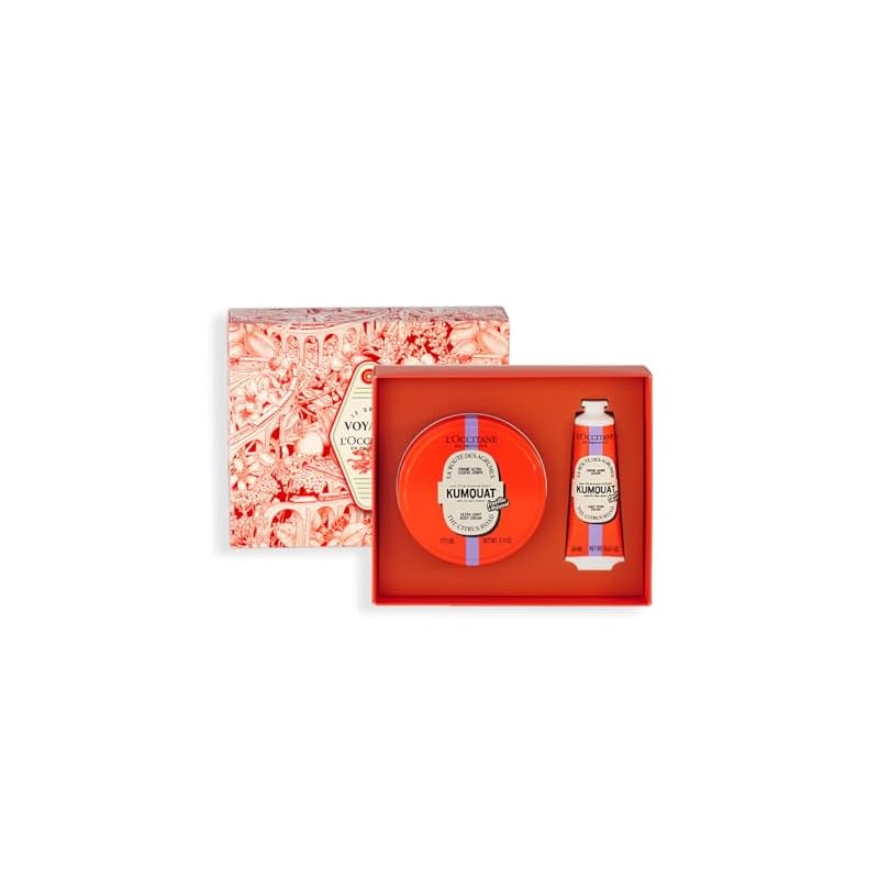 ロクシタン(LOCCITANE) カムクアット スノーシア ボディ&ハンド ギフトセット (ボディクリーム+ハンドクリーム) 【新春コスメ】誕生日 お年玉 お年賀 帰省土産 お正月プレゼント ギフト