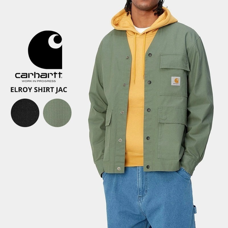 カーハート ダブリューアイピー シャツジャケット Carhartt WIP ELROY SHIRT JAC i032902 メンズ アウター ライトアウター 長袖 シャツ