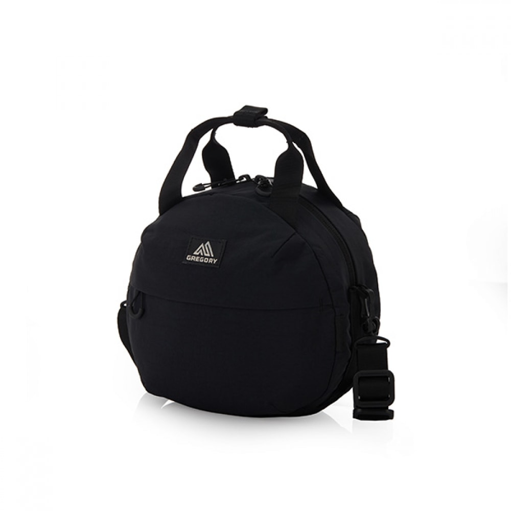 [グレゴリー] グレゴリーレジンラウンドクロスボディバッグ-EBONY BLACK