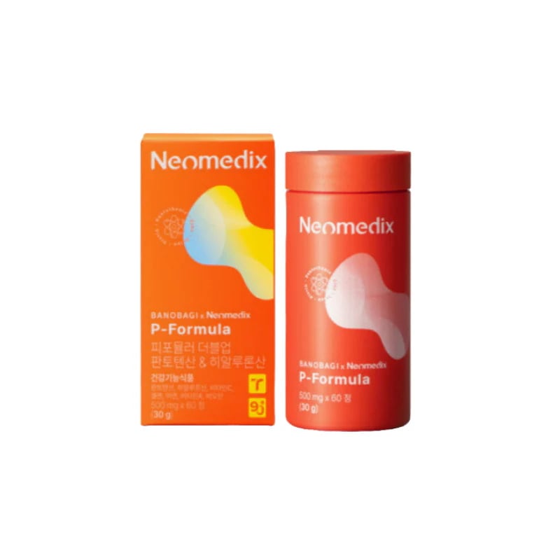 [Neomedix] ピフォーミュラ ダブルアップ パンテテン酸サプリメント 500mg × 60粒 30g 1個