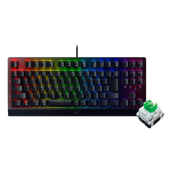 BlackWidow V3 Tenkeyless JP - Green Switch ゲーミングキーボード テンキーレス RZ03-03491400-R3J1-N