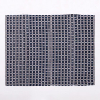 志成販売 洗えるPP素材のラグマット(L) ネイビー 250010NV