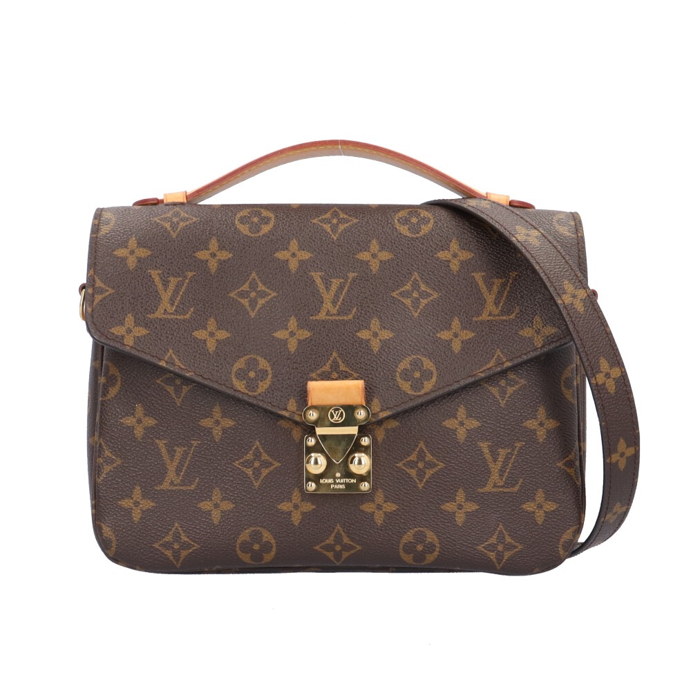 ルイヴィトン ポシェットメティスMM モノグラム ショルダーバッグ モノグラムキャンバス M44875 ブラウン LOUIS VUITTON 中古