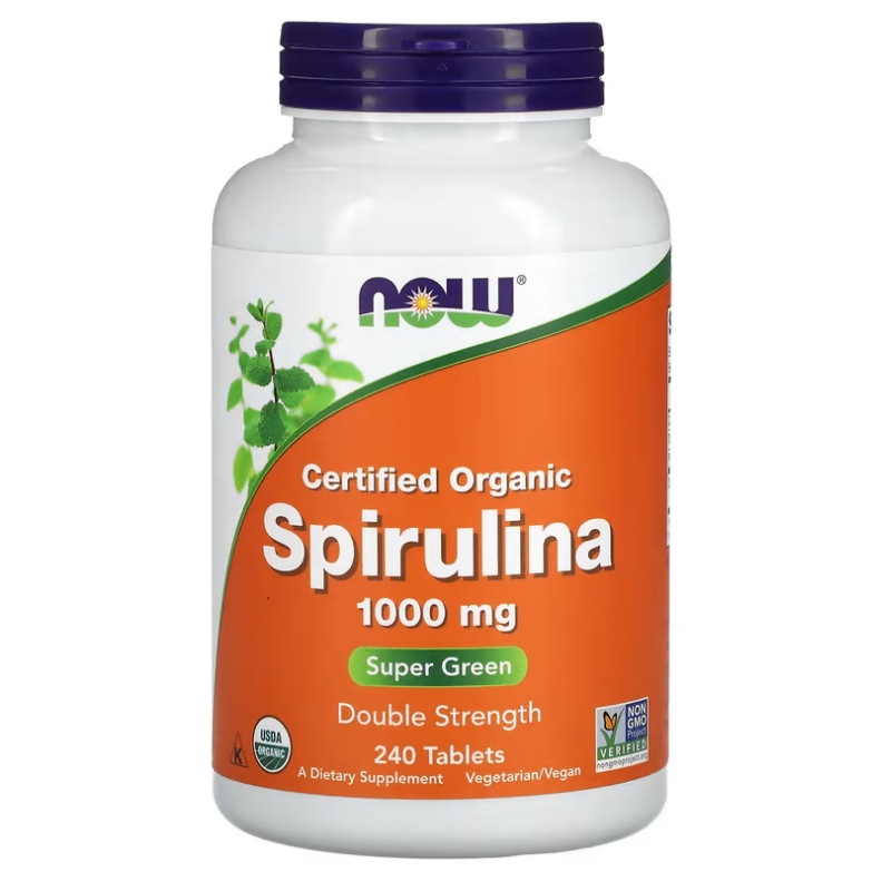 認定オーガニックスピルリナ 1000mg タブレット240粒