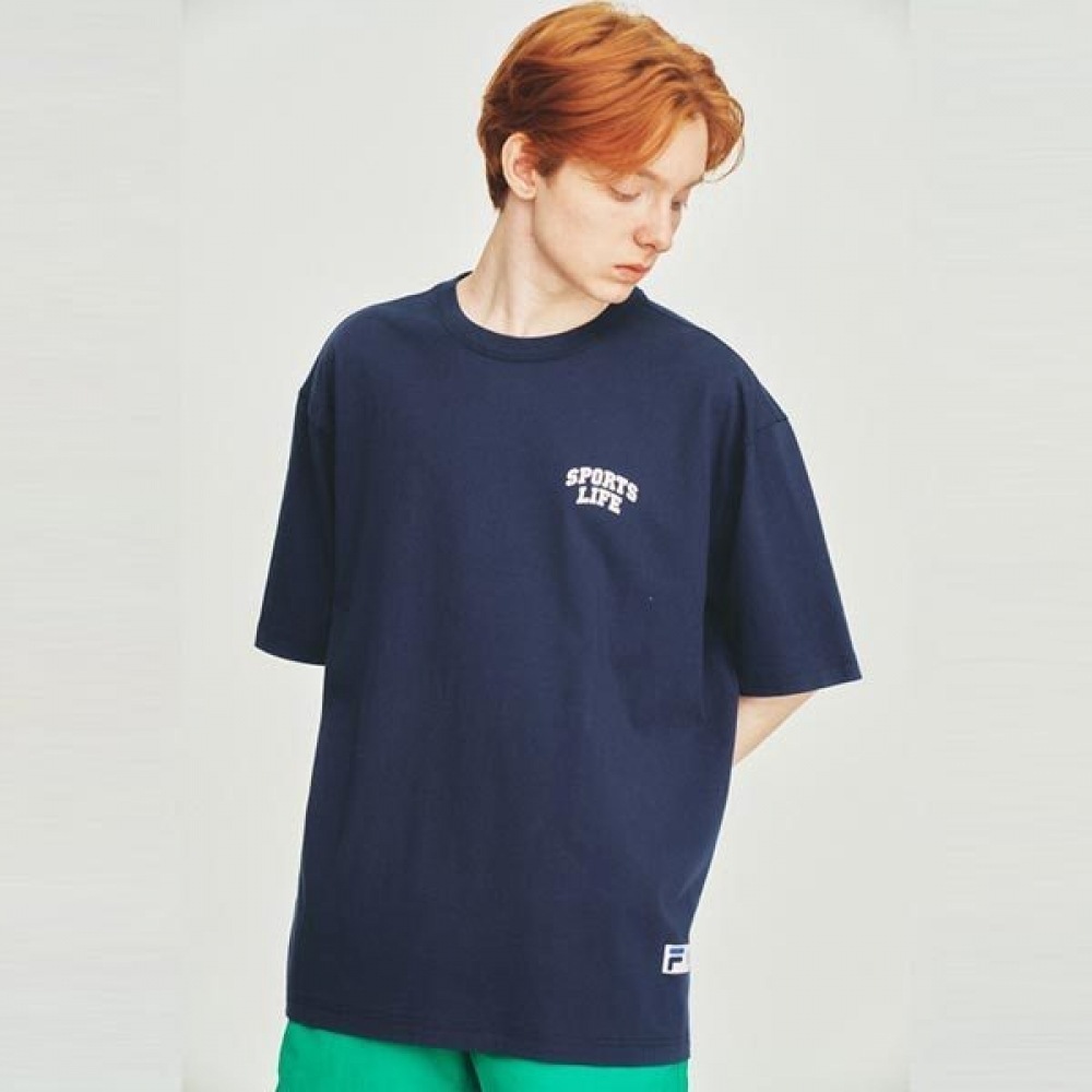 FILA アーチスモルゴ ロゴ 半袖Tシャツ