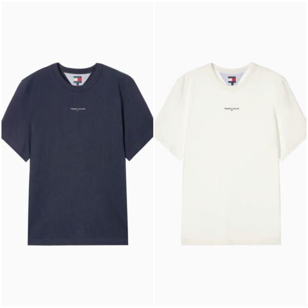 共用フロントロゴTシャツ T32F6TTO02TML1 TOMMY JEANS
