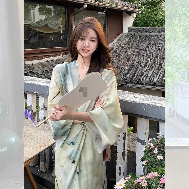 特別仕様キレイ スカート 花柄 レディース 可愛い ワンピース 上品 ウエスト 春夏 ロング