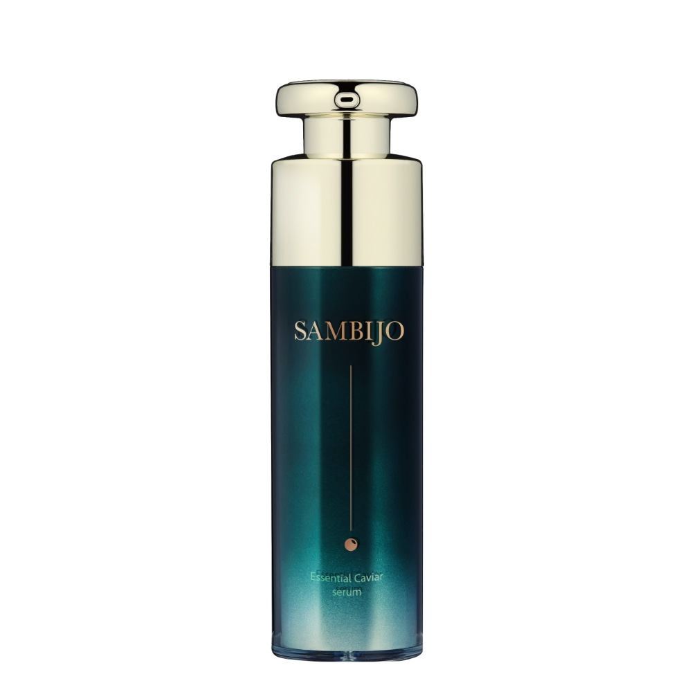 サムビジョエッセンシャルキャビアセラム 40ml, キャビア抽出物, 油水分保湿成分, 丈夫になった皮膚の健康, 保護膜形成, しっとり, なめらかな皮膚