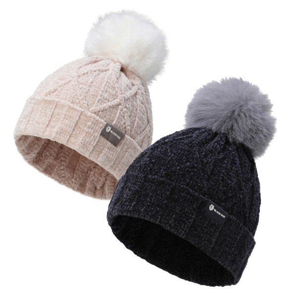 女性レジャー登山ビーニーWフォールディングビーニー2BYHTFU940