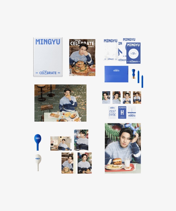 (未開封新品) （ スセット）ミンギュ SEVENTEEN HAPPY MINGYU DAY BIRTHDAY BOX VER 3