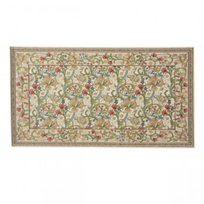 川島織物セルコン Morris Design Studio ゴールデンリリーマイナー マット 約67×120cm FH1708A I アイボリー