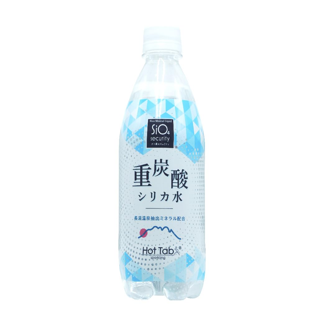ホットタブ Hot Tab 重炭酸水 シリカ 大分県 長湯温泉 抽出ミネラル配合 500ml×24本