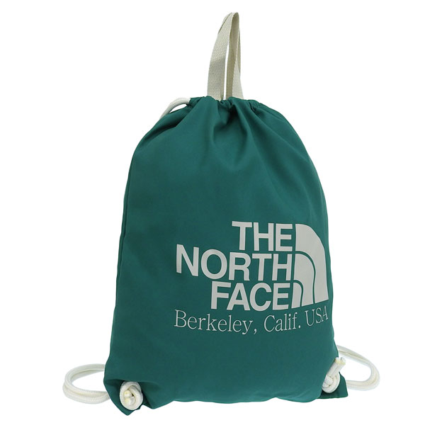 ノースフェイス バッグ メンズ レディース 2WAY ナップサック グリーン BIG LOGO STRING BAG NN2PQ13O-GRE THE NORTH FACE A4対応