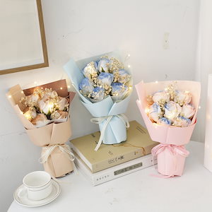 新品 ins 【3日出荷】花束 ミニブーケ かすみそう バラの花 せっけん花 レディース 10種記念日のプレゼントお祝いプレゼント 大人 子供 可愛い 韓国