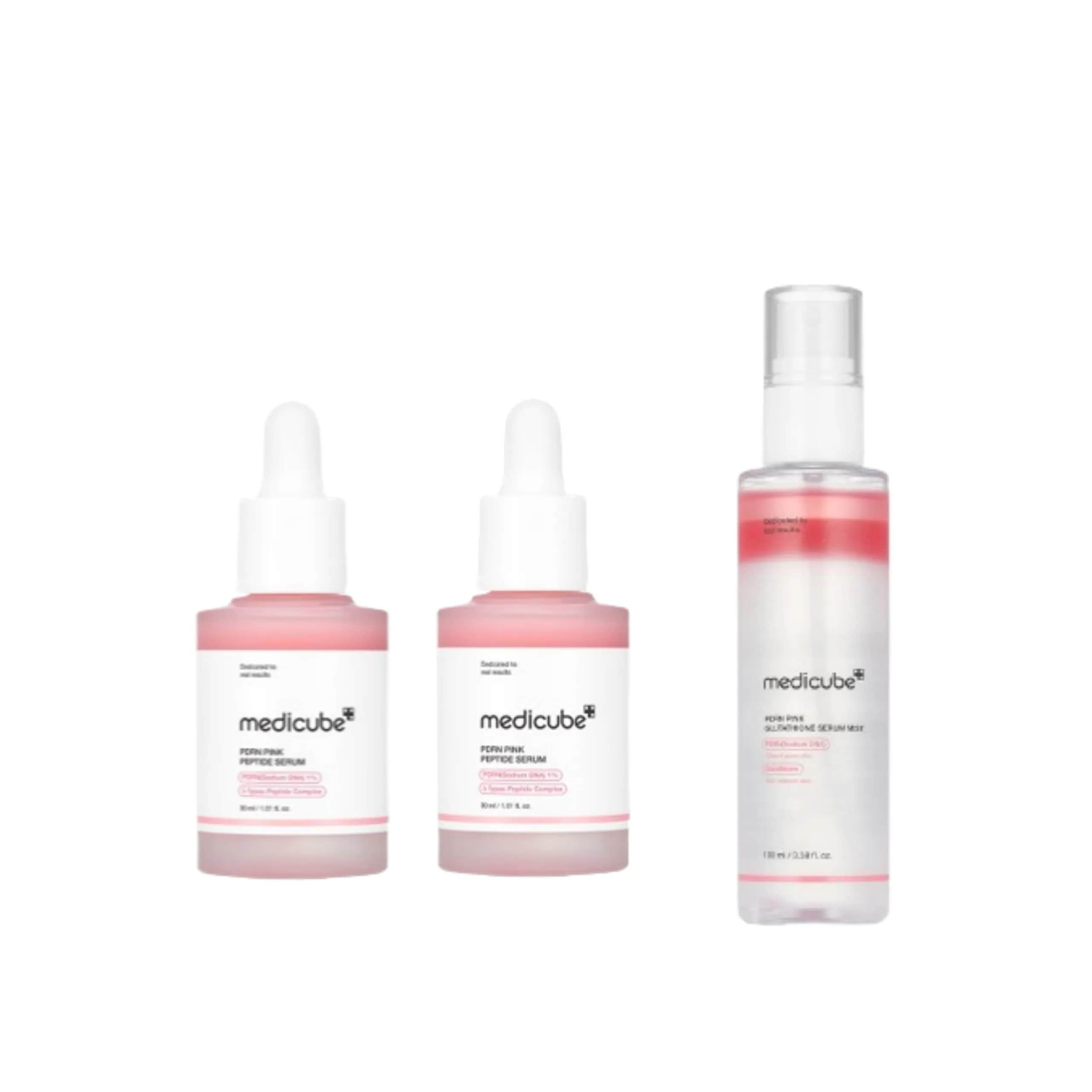 [24FW/New] (ヒョクpick) PDRN ピンク ペプチド アンプル 30ml+30ml+PDRN ピンク グルタチオン セラム ミスト 100ml