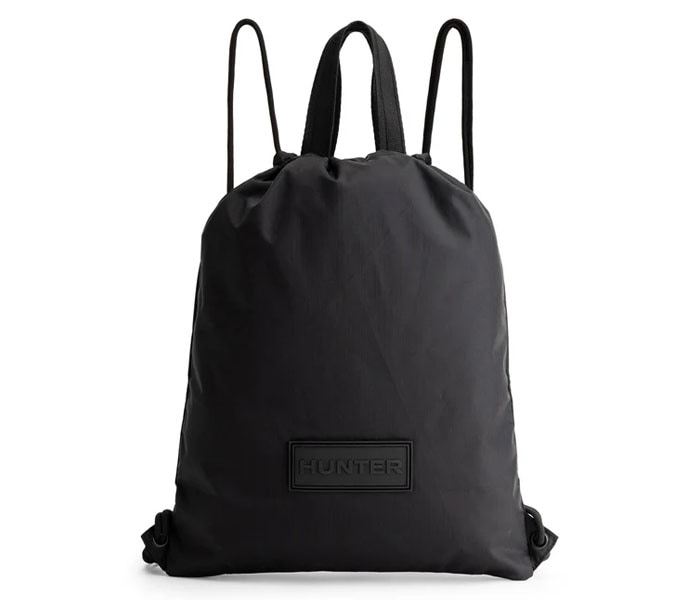 ハンター HUNTER トラベル ドローストリング バックパック トート ブラック UBP3931NRS-BLK