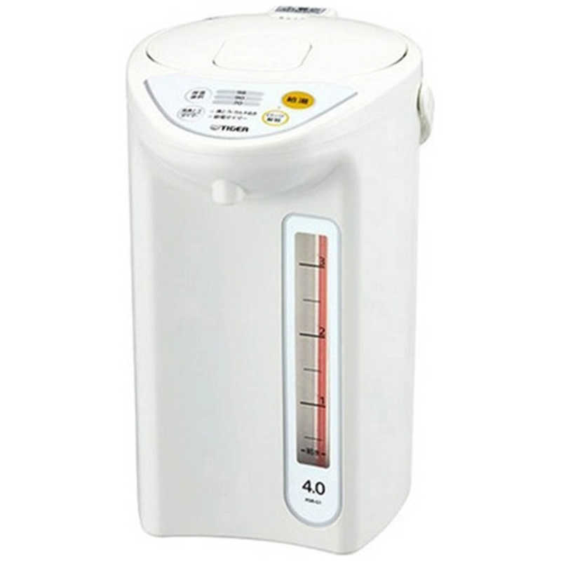タイガー　TIGER　電気ポット [4.0L/電動式]　PDR-G401 ホワイト