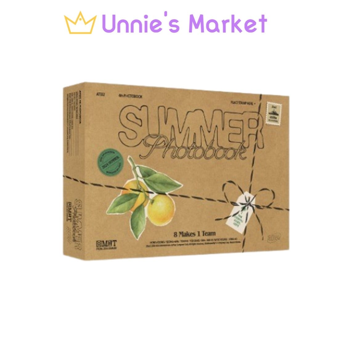 [SITE POB] ATEEZ 2024 SUMMER PHOTOBOOK DVD ver. + Free Gift