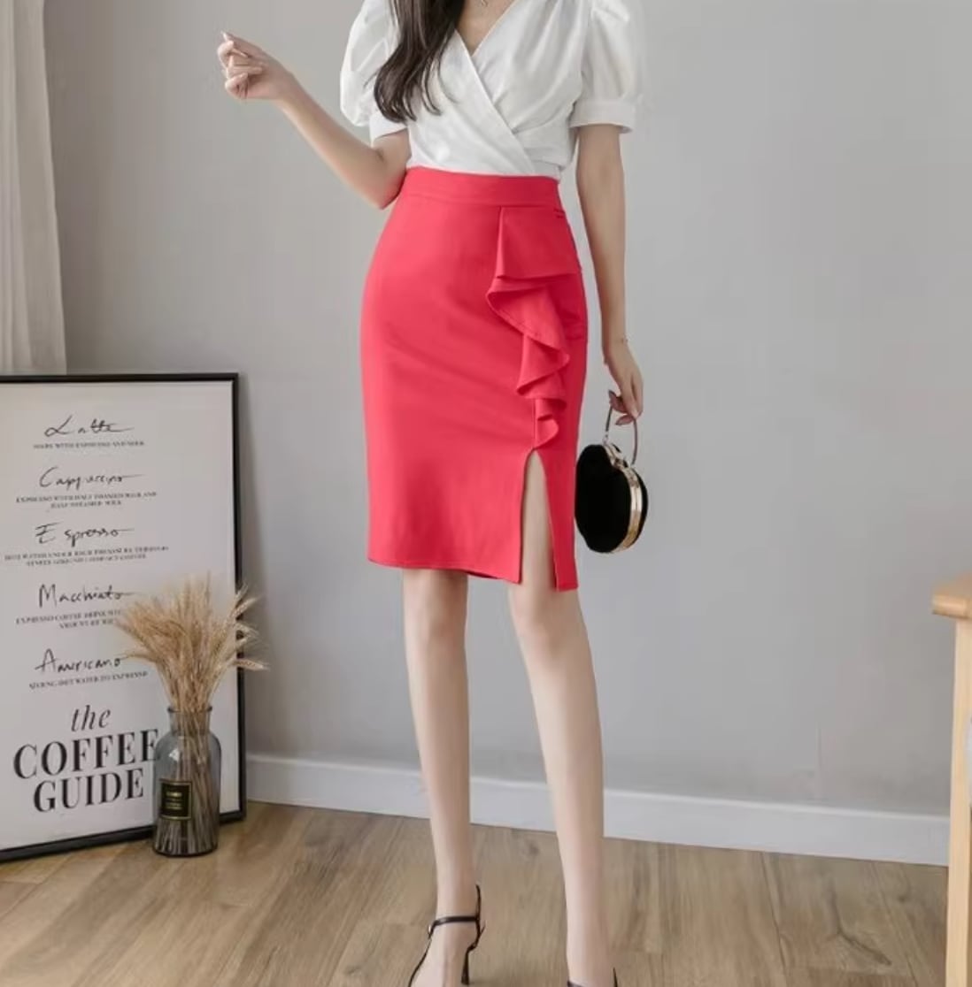 SWIMCITY Lost angel silky wrap skirt