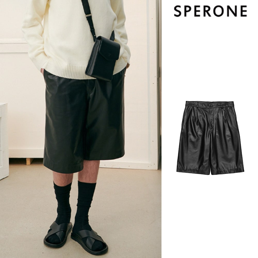 [SPERONE] Lambskin Shorts Man