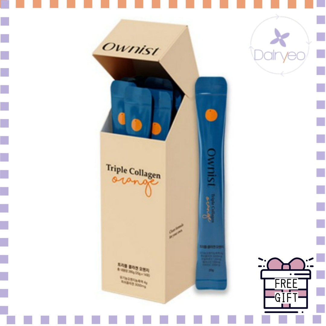 [ENHYPENソヌpick] トリプルコラーゲン オレンジ280g 14包 1個 韓国食品 韓国コラーゲン ソヌ ヒアルロン酸 コラーゲン エラスチン ビタミンC オレンジ味