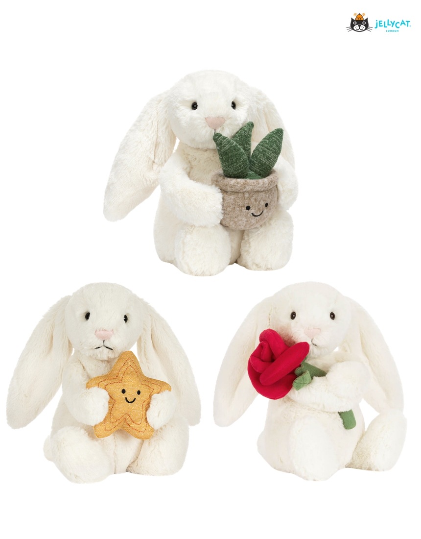 韓国公式正規品 韓国人気アクセサリー 人形・ぬいぐるみ トイ キッズ Cream Bunny Series (3 Types)